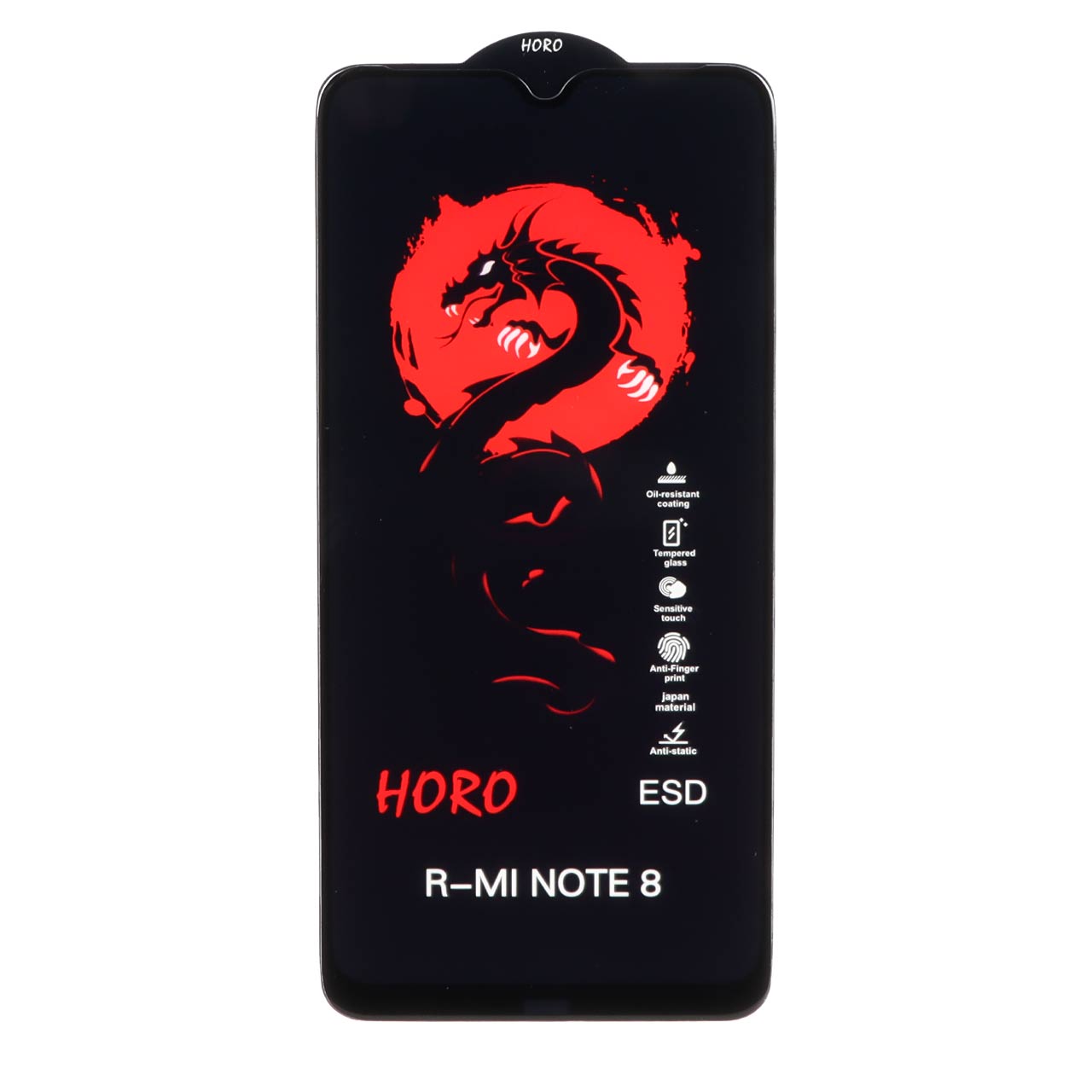 محافظ صفحه نمایش شیشه ای Full Cover ESD Horo مدل Xiaomi Redmi Note 8 / Redmi 8 / Redmi 8a